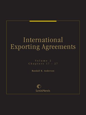 cover image of International Exporting Agreements